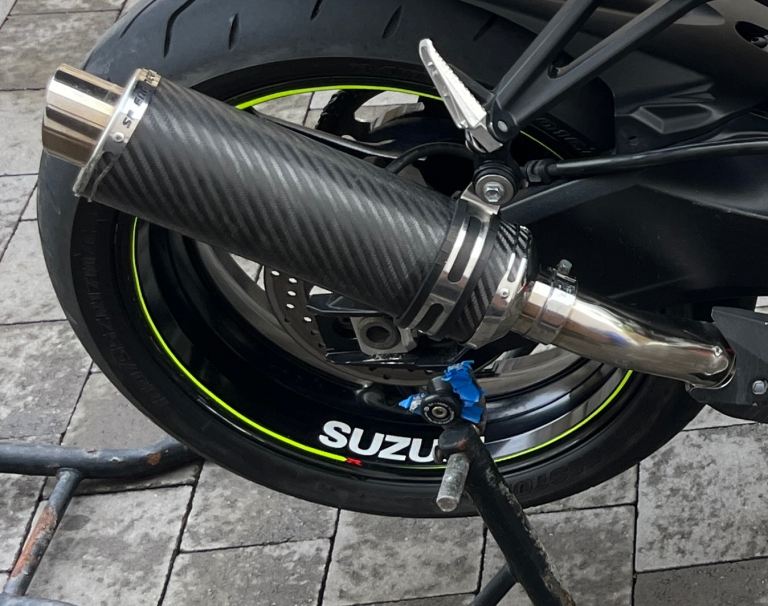 SUZUKI GSXR750 L1-L8 (2011-2018) ROUND MOTO GP XLS CARBON FIBRE EXHAUST