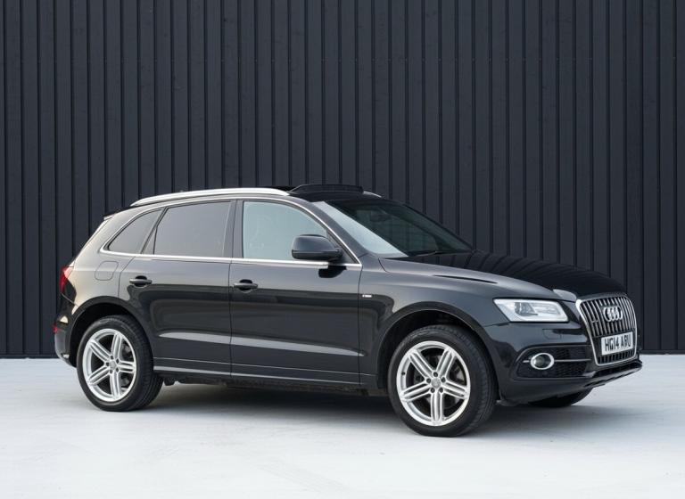  AUDI Q5 S LINE PLUS QUATTRO 3.0 TDI V6 DIESEL AUTO 4X4 2014 [14] BLACK