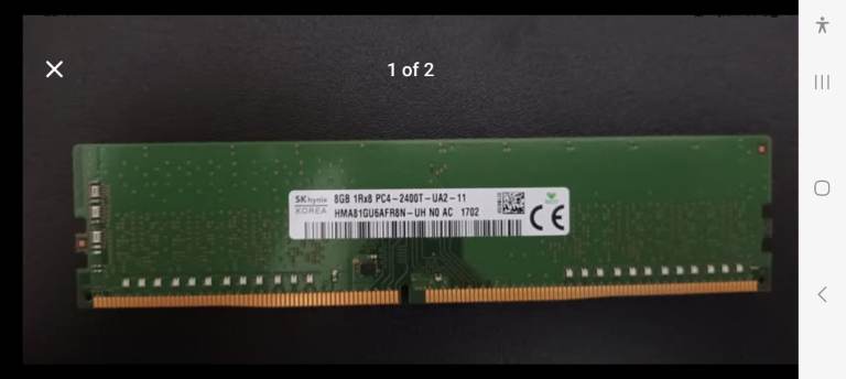 SK Hynix 8GB RAM 2400T 2400MHz 1Rx8 DDR4 Computer Memory