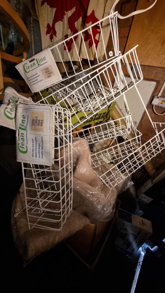 Wall storage metal racks (5 of)