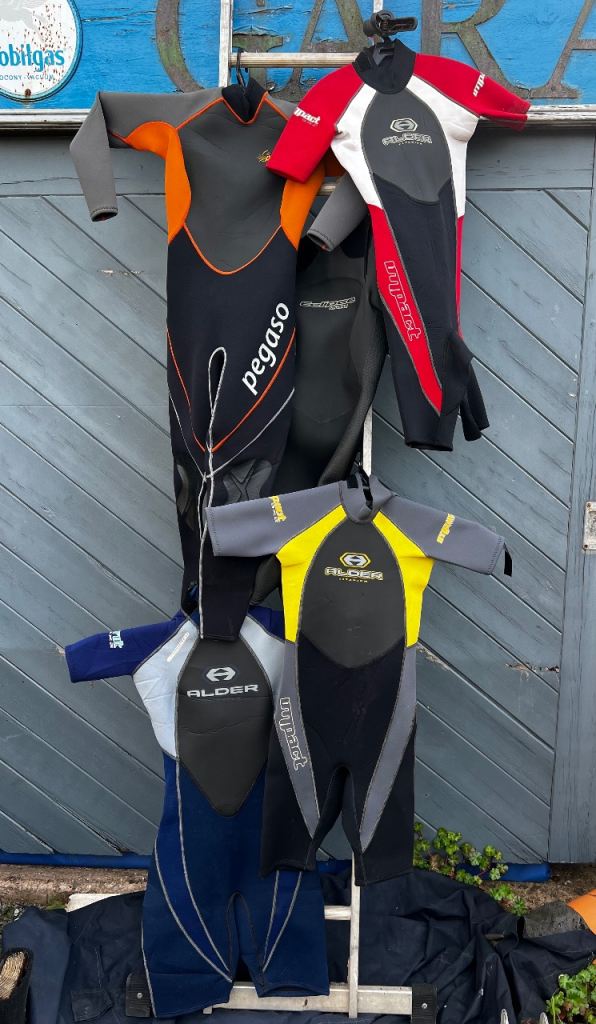 Wetsuits X5 various teen sizes. Waterski surfing boating sailing