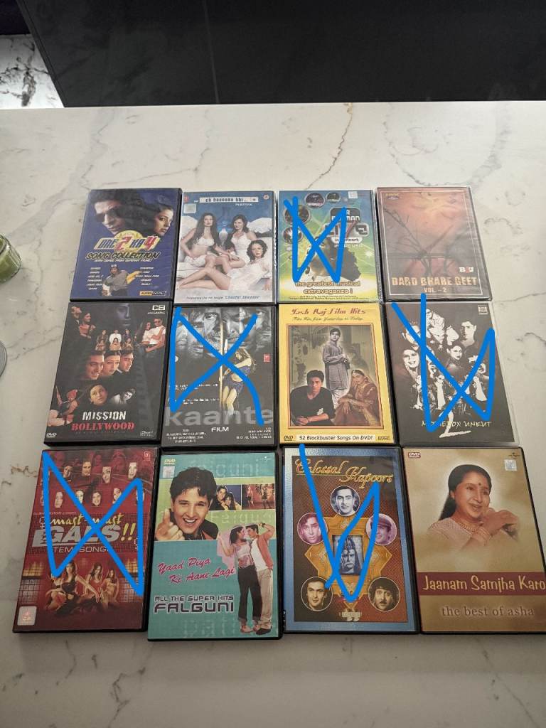 Huge Bollywood/Indian Film DVD Collection - Hindi & Asian Blockbusters, £6 Each! ref 14
