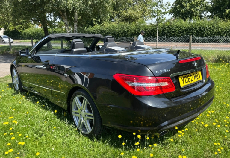 2012 MERCEDES E250 CONVERTIBLE E CLASS 2.1 TWIN TURBO CDI BLUEEFFICIENCY SPORT CABRIOLET G-TRONIC *