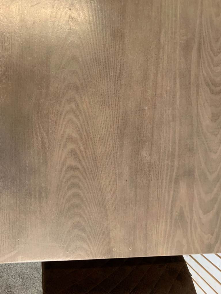 Bistro Dining Table with two Chairs, featuring Square Bown Faux-Suede Seats .