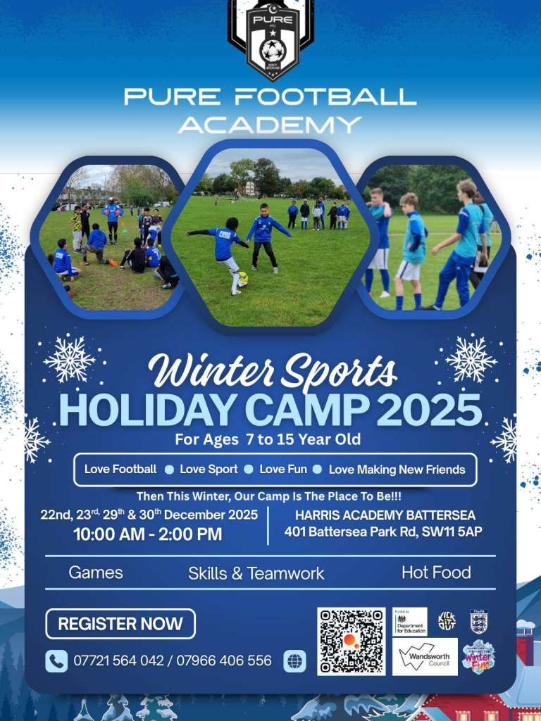 🌟 Join Pure Football Academy's Winter Holiday Football Camp! 🌟⚽️