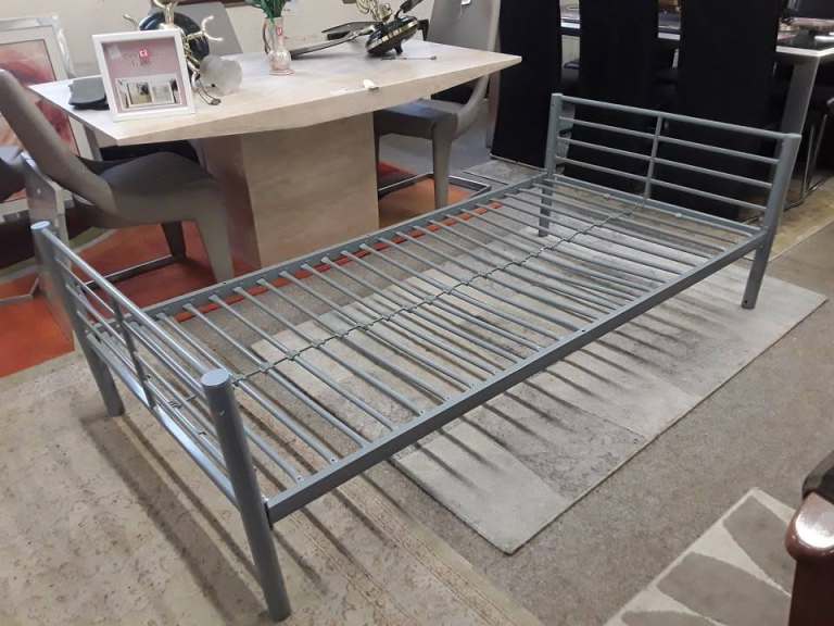 image for Single metal bed frame Copley Mill Low Cost Moves 2nd Hand Furniture STALYBRIDGE SK15 3DN