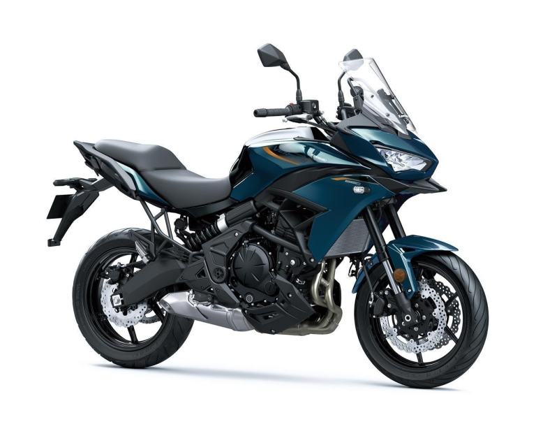 New 2026 Kawasaki Motorcycle KLE650 Versys 650 Black Grey Blue 4 YEAR WARRANTY