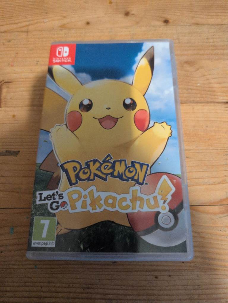 Pokémon let's go Pikachu switch 1 game 