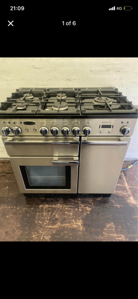 Rangemaster professional plus 90cm dual fuel range cooker 