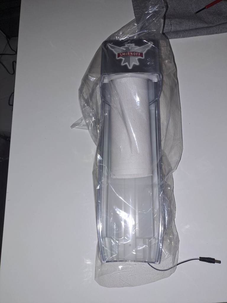 mancave pub bar collectables Illuminoptics smirnoff 