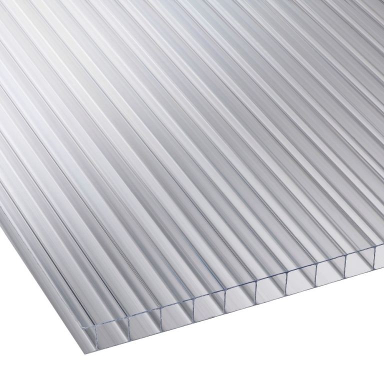 High Impact 10mm Clear Polycarbonate Roofing Sheets 3500x1200mm