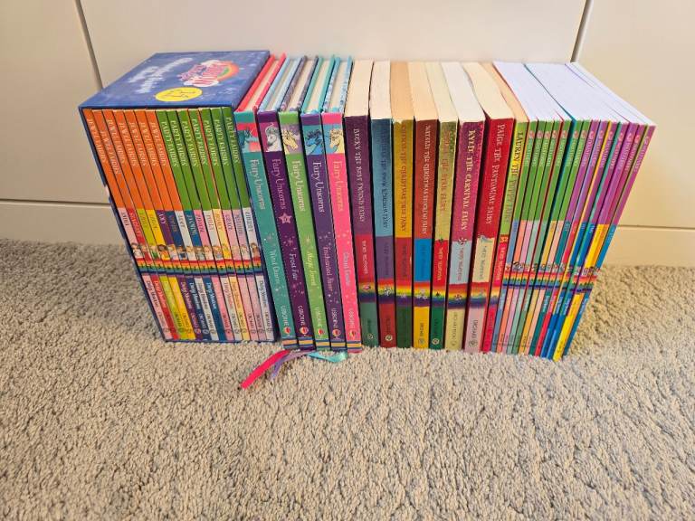 Young Reader Rainbow Magic and Usborne Fairy Unicorns Book Bundle x 41 Books