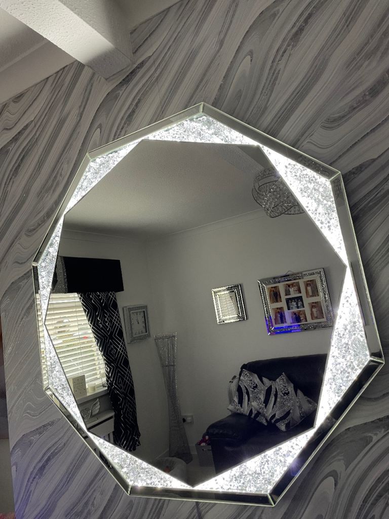 Mirror light up wall mirror