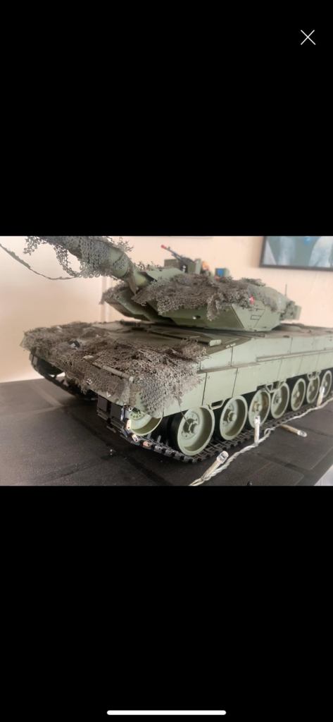 RC 1/16 scale leopard RC tank