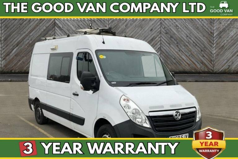 2020 Vauxhall Movano L2 H2 Crew Van with Integrated Mess Unit With Air Conditioning Cdti 130 PS. ...