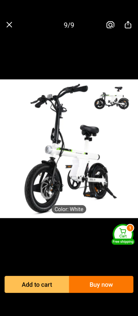  Electric Bike legal bike for the price of an illegal scooter