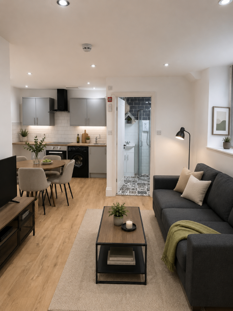 King Size Luxury Studio 30 seconds from Limehouse station