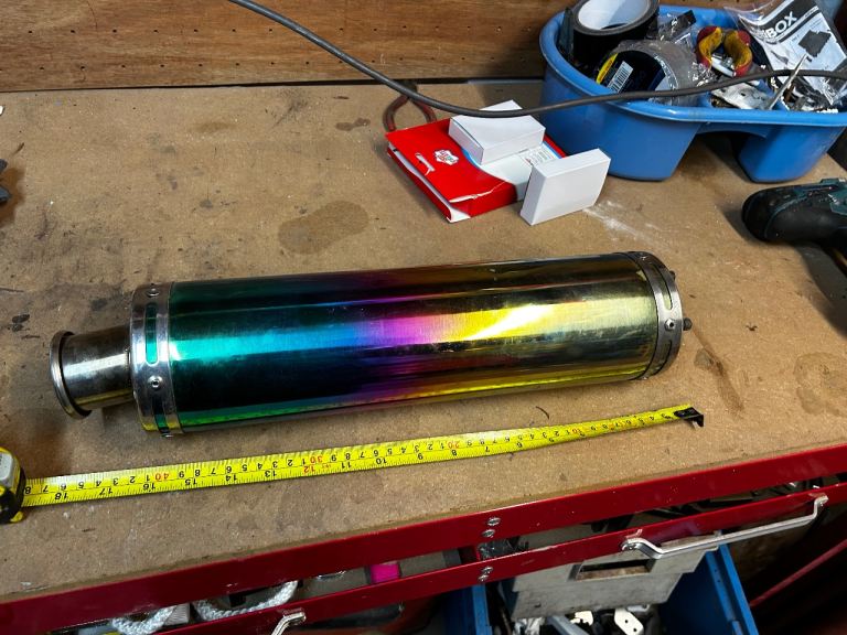 General slip in exhaust scooter bike moped 