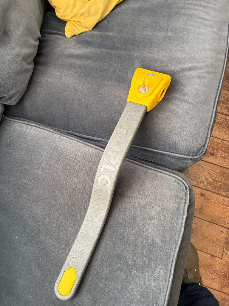 Stop lock car steering wheel lock good condition 