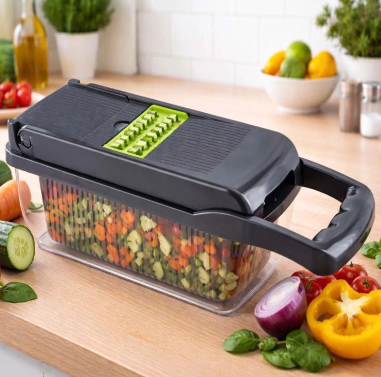 Alivio 12-in-1 Vegetable Chopper Cutter with Container