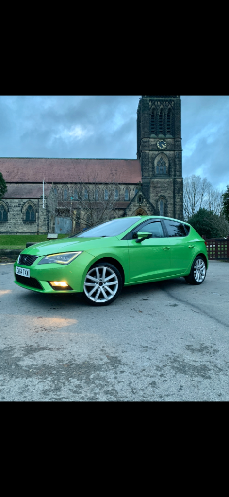 64 SEAT LEON 1.6 TDI SE TECH PACK* £20 TAX* SAT-NAV*DAB*BI-XENONS*DRL’S*CRUISE*2x SD