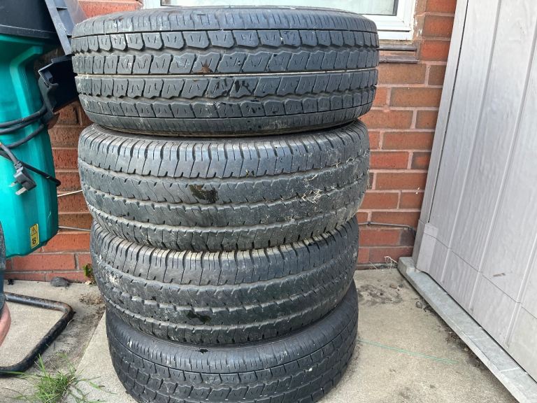 4 x commercial vehicle tyres 225 65 16 Vauxhall Movano renault master etc 