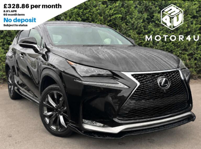 2015 Lexus NX NX200T F SPORT SUV Petrol Automatic