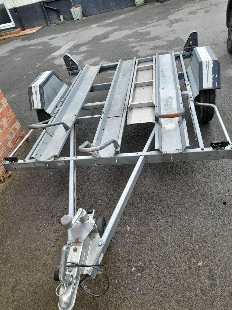 ERDE SAS - F21910 Made in France 3 Motorcycle Trailer and Ramp