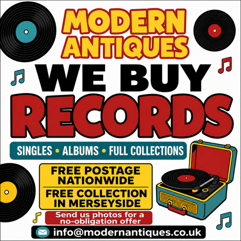 Modern Antiques - We Buy Records, Singles, Albums, Full Collections