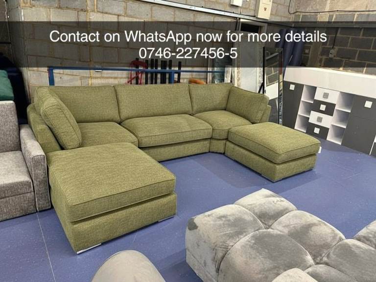Sale on Brand New Luxury Corner Sofas – U‑Shape Sofa in Multiple Colours