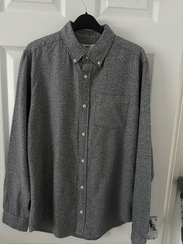 Grey Men’s Shirt Next Brand New Medium Size Slight Damage 