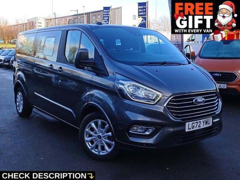 2022 Ford Tourneo Custom 2.0 320 EcoBlue MHEV Titanium Minibus Double Cab 5dr Diesel Manual L2 Eu...