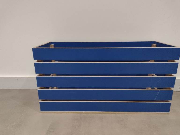 Blue ply storage box