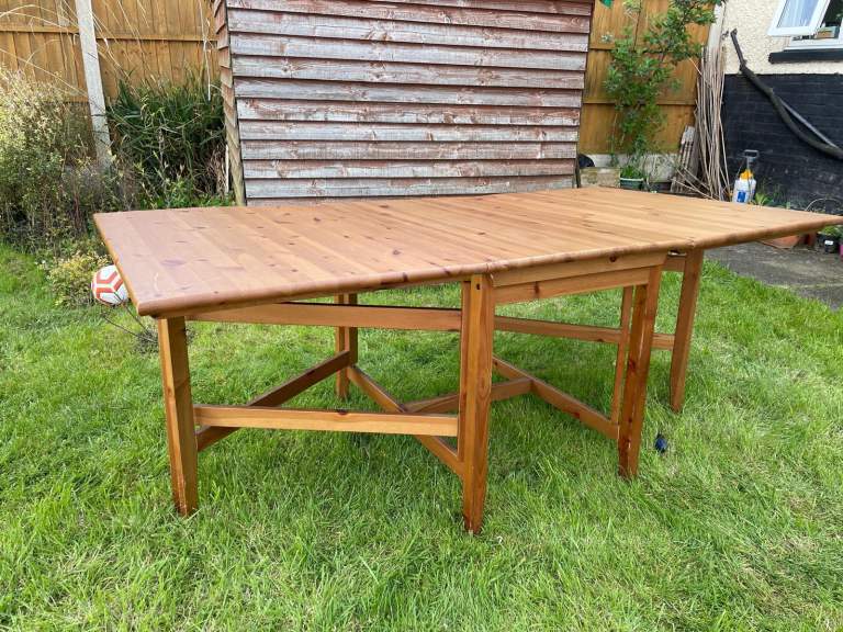 IKEA Leksvik foldable drop leaf dining table 