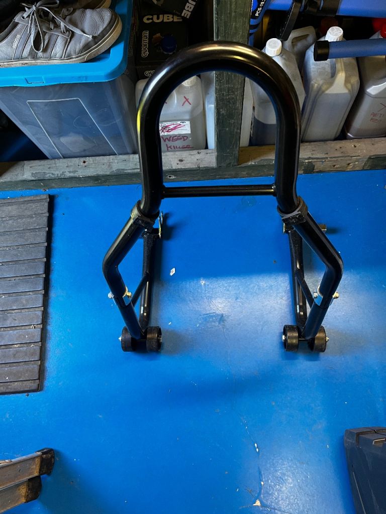 Paddock stand rear
