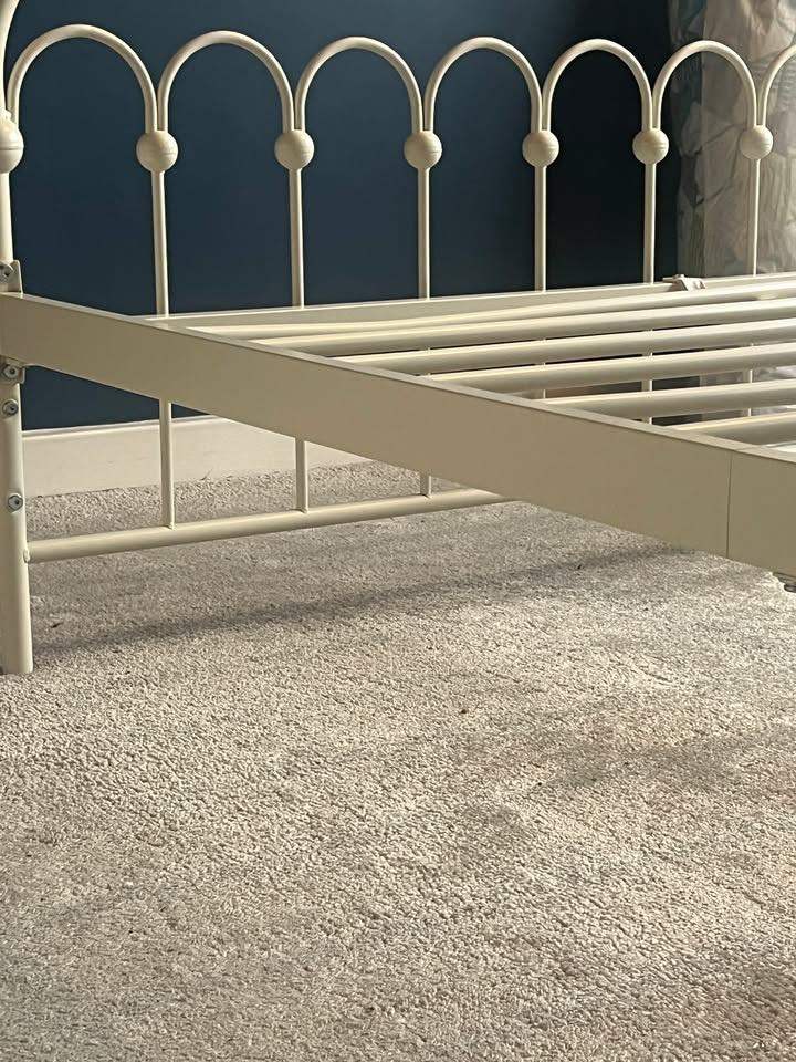 White Metal Double Bed, Wayfair Dorel Novogratz