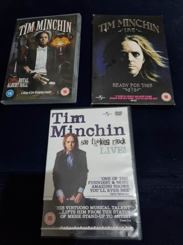 3 Tim Minchin dvds. 