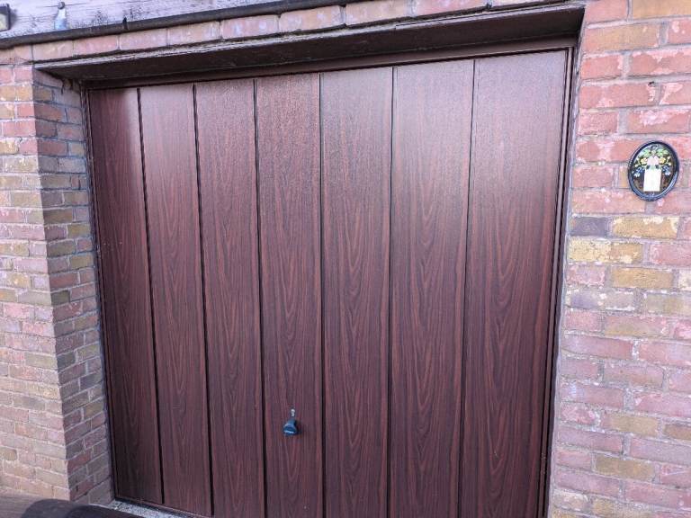 Nearly New Electric Garage Doors (2023) – Complete with Openers