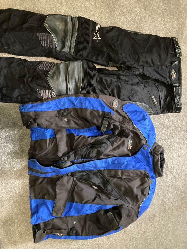 RST Motorcycle Jacket and matching RST Trousers