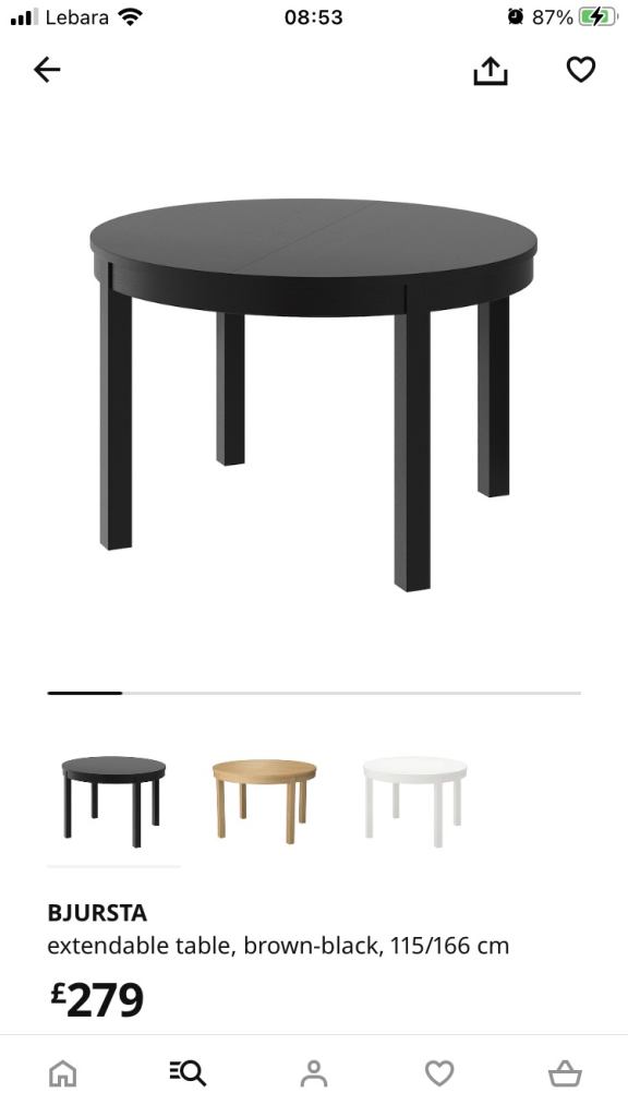 Ikea Extending Dining Table 