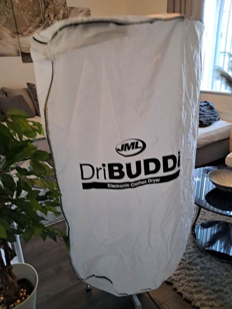 JML DriBUDDi Electronic Clothes Dryer – White, Good Condition