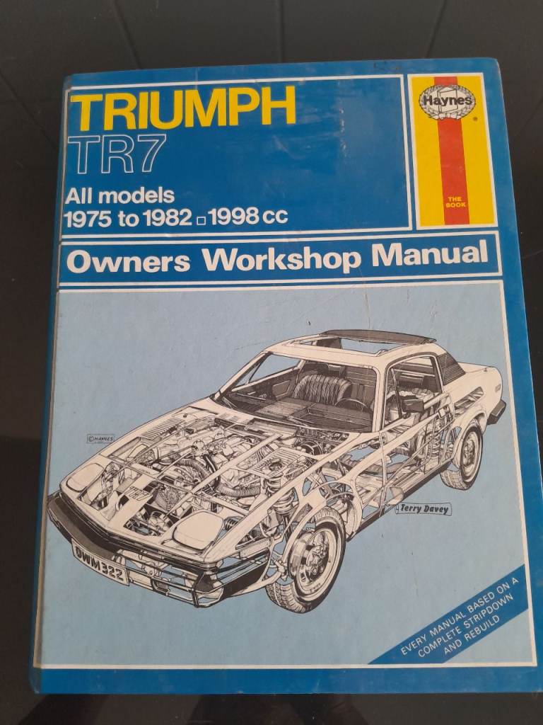 Haynes Triumph TR7 Owners Workshop Manual 1975-1982