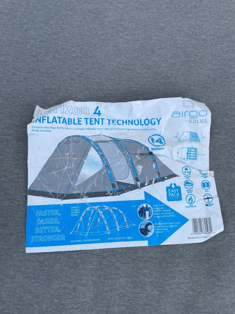 Air beam tent 
