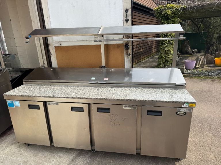 Commercial pizza fridge foster cafe shop restaurant takeaway pizza fridge 