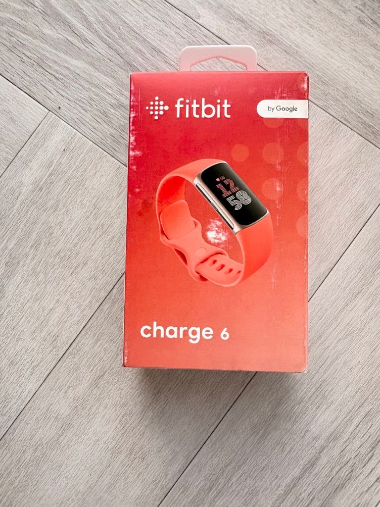Fitbit Charge 6 Smart Watch – Coral, Brand New in Box