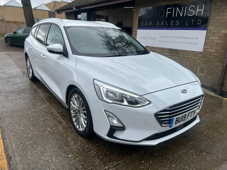 FORD FOCUS 1.5 EcoBlue Titanium X Estate 5dr Diesel Manual Euro 6 (s/s) (120 ps) (white) 2019