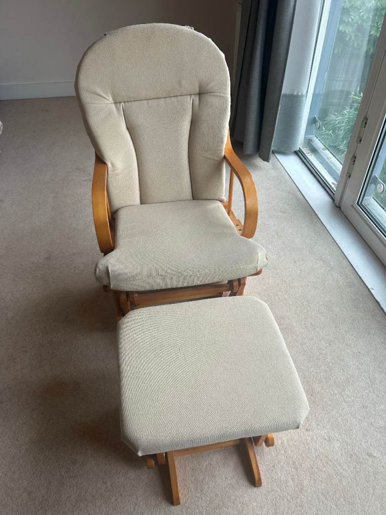 Rocking/Nursing Chair with Foot Rest