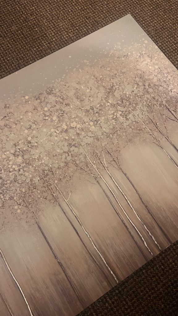 Reduced* Home Serenity Led Light Up Canvas Wall Art | in Birchwood ...