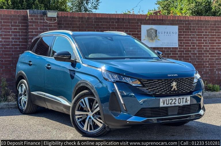 2022 Peugeot 3008 1.6 13.2kWh Allure Premium SUV 5dr Petrol Plug-in Hybrid e-EAT Euro 6 (s/s) HAT...
