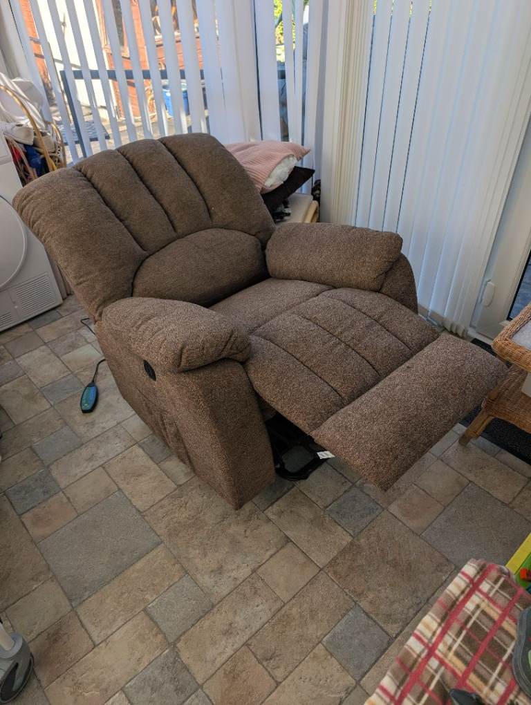 Recliner chair with heater and massager